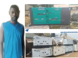 Police Arrests Sunday Titus, A Suspect Specialized In Stealing Heavy Generators, 15 Generators Recovered Delta State Police Command has arrested