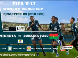 Watch Live | Nigeria vs Burkina Faso 2nd Leg | FIFA U17 WWCQ | Flamingos Against Burkina Babes