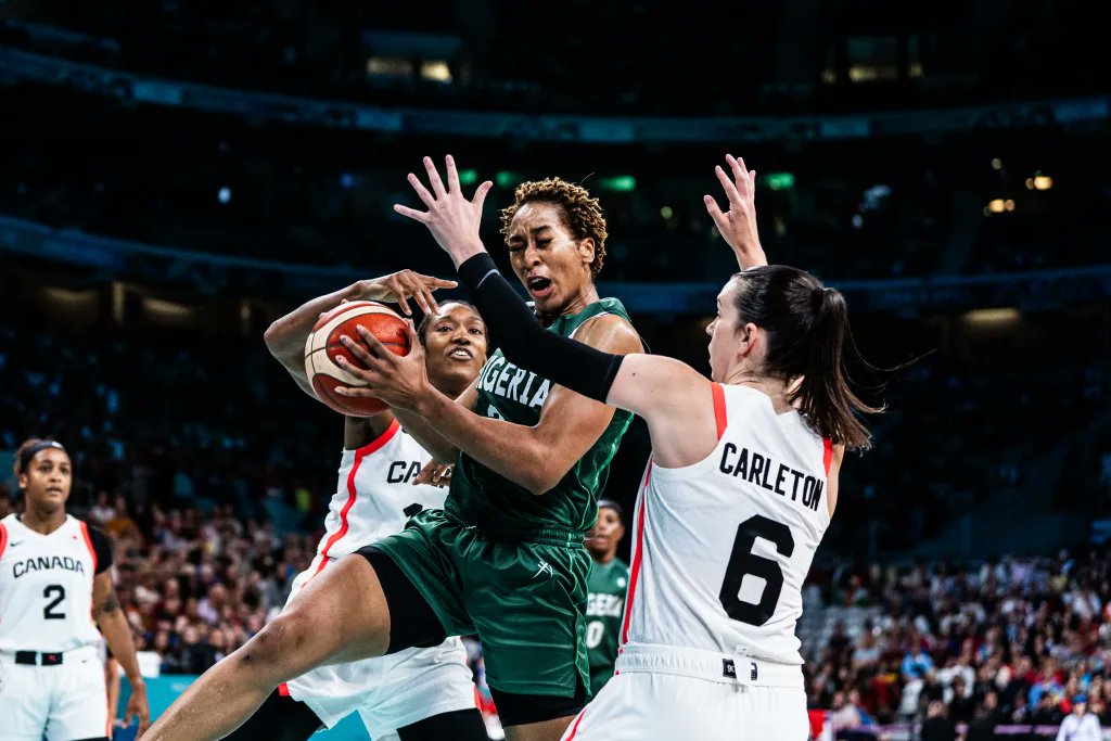 Paris 2024 | Nigeria's D'Tigress Emerge 1st African Team To Reach Olympic Quarter Finals D‘Tigress, Nigeria’s women's basketball