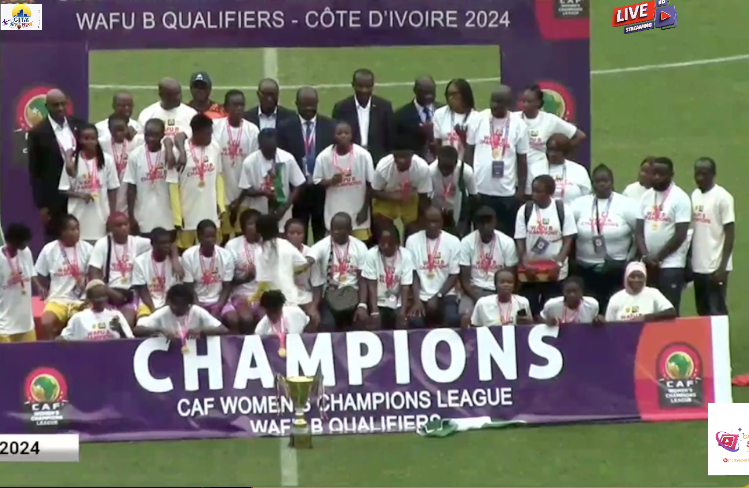 Edo Queens Win WAFU B CAF Women's Champions League Qualifiers In Ivory Coast Nigerian Women's League Champions, Edo Queens, have