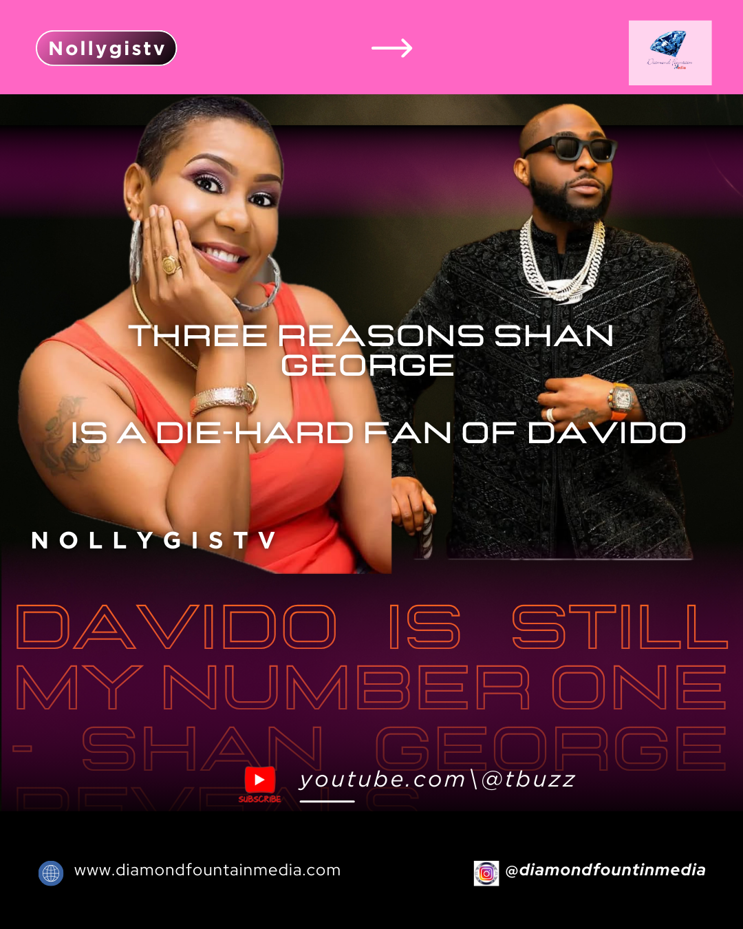 Shan George Hails Davido: 3 Reasons Why the Actress Is a Die-Hard Fan of the Superstar Nollywood veteran, Shan George, has set social