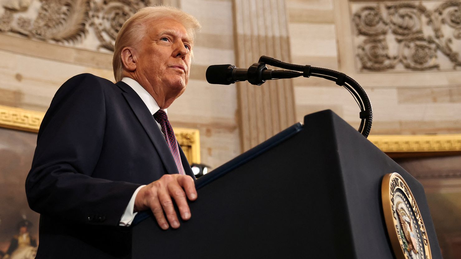 Donald Trump Sworn In As The 47th President Of The United States In a historic ceremony in Washington, D.C., Donald J