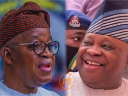 Osun Political Showdown: Oyetola Fires Back at Adeleke Over Alleged Destabilization Plot The political temperature in Osun State is rising